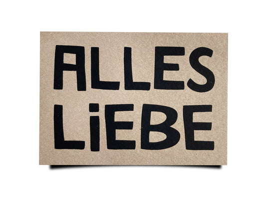 Alles Liebe | Karte