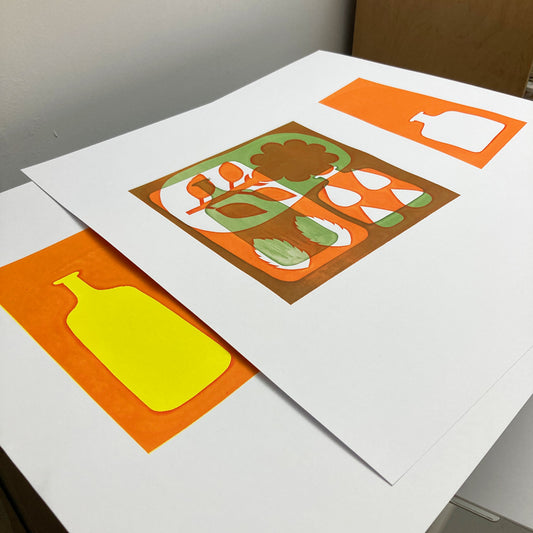 Siebdruck auf Papier – Wochenend-Workshop