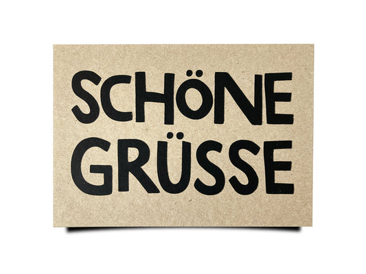 Schöne Grüße | Karte