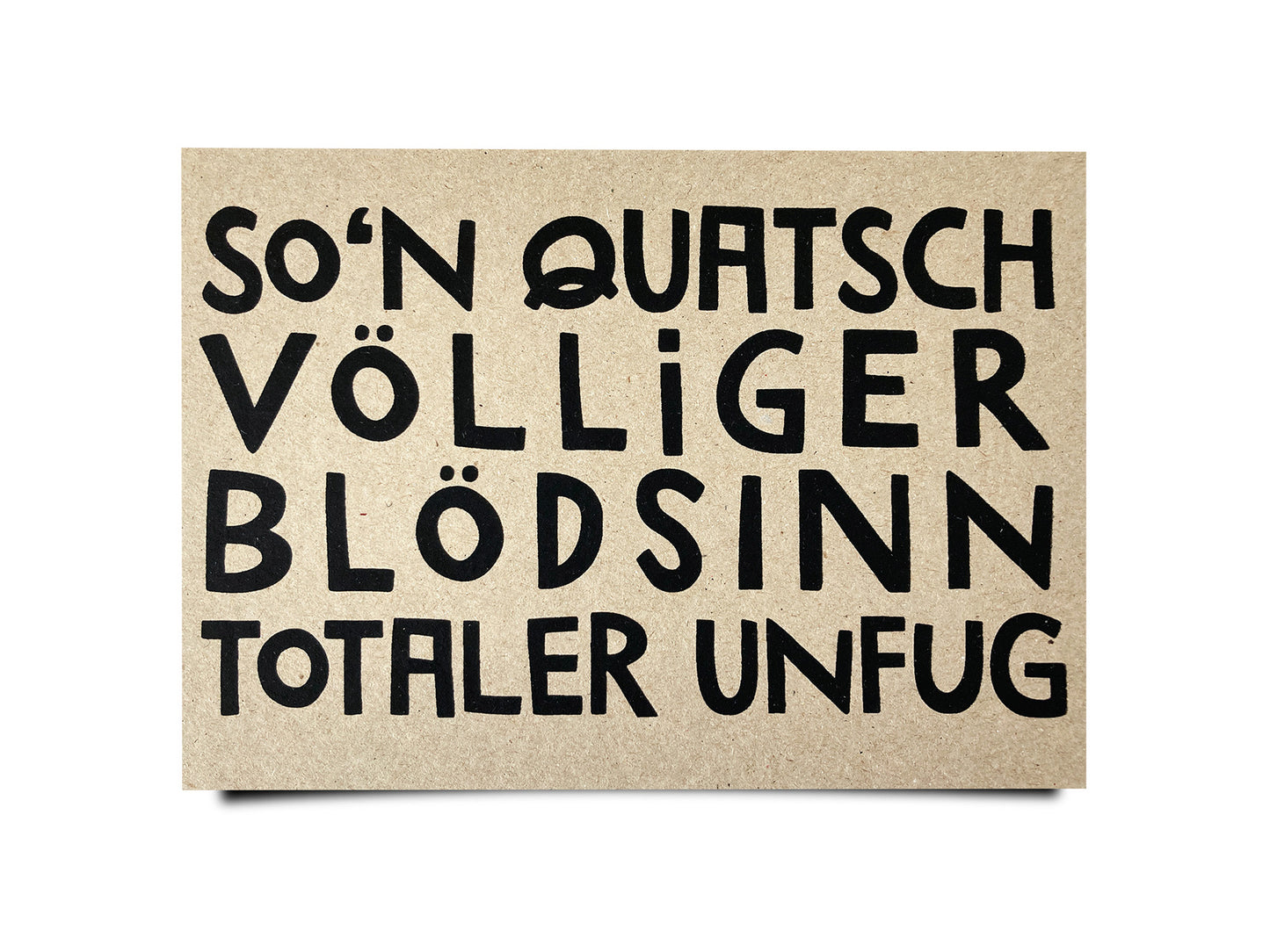 So'n Quatsch | Karte