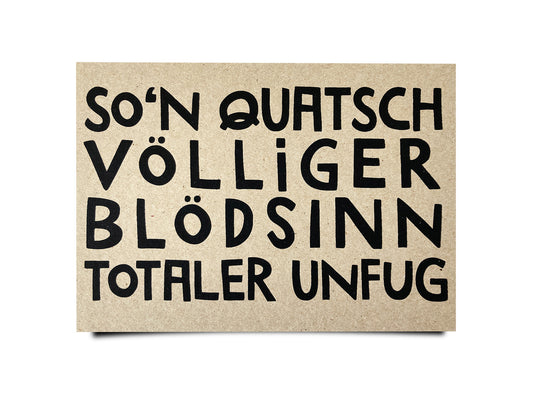 So'n Quatsch | Karte