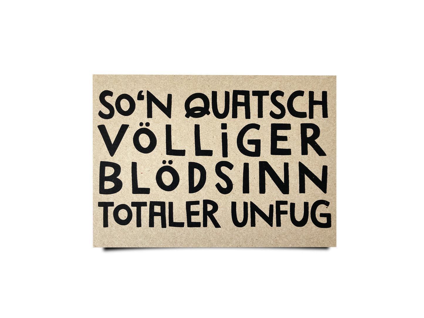So'n Quatsch | Karte